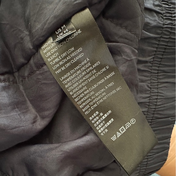 FREE PEOPLE We The Free On My Mind Winter Oversize Bomber Jacket in Navy Sz. M - Picture 12 of 14